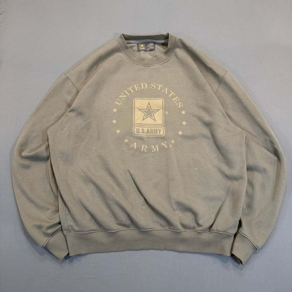 US Army Sweatshirt Size Large Gray United States Army Logo Pullover